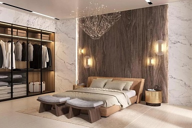 Керамогранит Kerama Marazzi SG072302R6 Уолнат коричневый лаппатированный обрезной 119.5x320х6