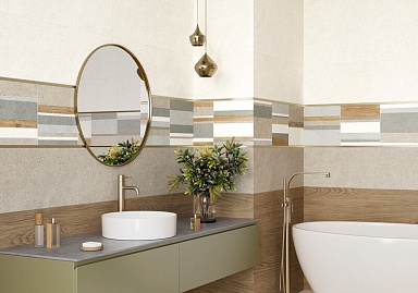 Плитка Alma Ceramica TWU3090AGL04R Angola матовая 300x900x8.5