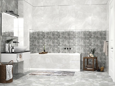 Декор Azori 587433004 Opale Grey Mosaic 30x30