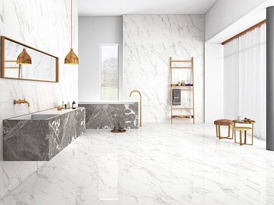Керамогранит Simpolo Ceramics Carrara Dove high glossy 79,8х159,8