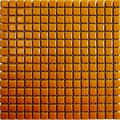 Мозаика Keramissimo SP25-1009 Моноколор оранжевый матовый 31.5x31.5