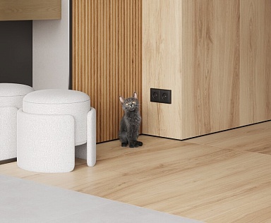Керамогранит Laparet Wood Royal Almond бежевый матовый карвинг 60х120