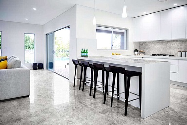 Керамогранит Global Tile GT120608801PR Maestro Серый полированный 60x120
