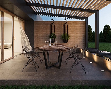 Paradyz Ilario Brown Ступень простая MAT 30х30