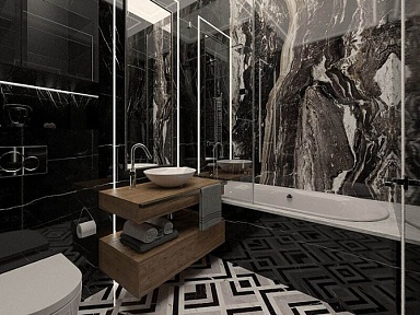 Керамогранит Ocean-Ceramic Africano Nero 80х160