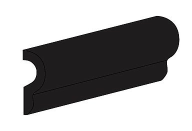 Бордюр Equipe 21067 London Negro Mate 5x20
