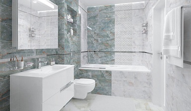 Laparet Iceberg Декор голубой 20х50