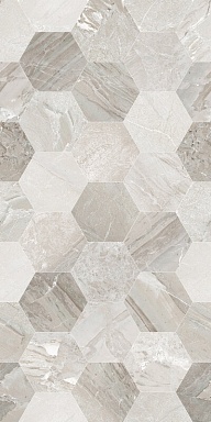 Декор Eurotile 0146 Istambul Grey Decor Mat 25x50