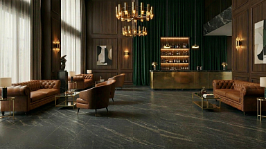 Керамогранит Pieza Ceramica LA025820N Lagos Black 580х580х20