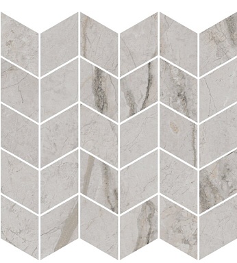 Kerama Marazzi KMD2MSM007BR Декор Ифран мозаичный серый светлый глянцевый обрезной 30x31,2x0,9