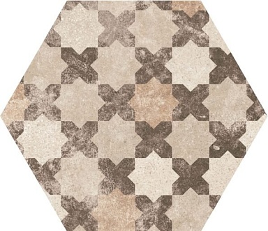 Декор Equipe 22098 Hexatile Cement Garden Sand 17,5x20 (17 видов паттерна)