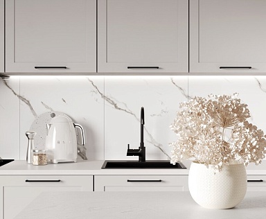 Керамогранит Ceradim Calacatta Sharp Silver Белый Полированный 60х60