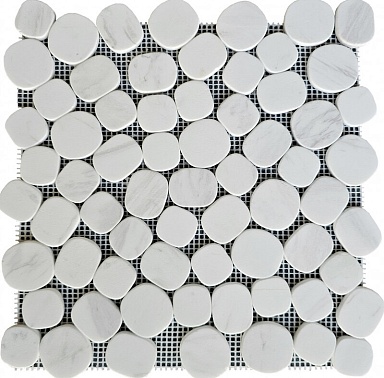 Мозаика Pixmosaic PIX310 Volakas White матовая 300х300x6