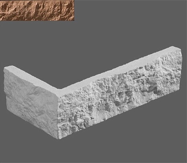 Искусственный камень Leonardo Stone Угловой элемент Неаполь 915 9,4/20x5,2x1,2