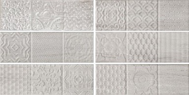 Плитка Monopole Genesis Relieve Gris 10x30