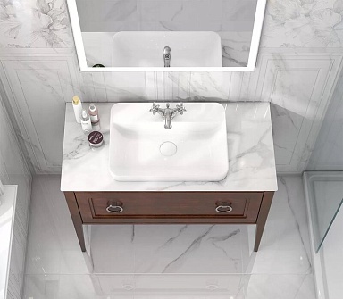 Плитка Kerama Marazzi 14002R Прадо белый панель обрезной 40x120