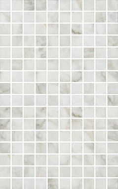 Мозаика Kerama Marazzi MM6432 Кантата мозаичный белый глянцевый 25x40