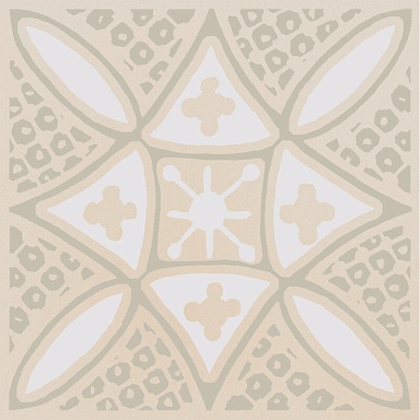 Kerama Marazzi KMD3STA017GN Декор Бахия 2 бежевый светлый глянцевый 9,8x9,8x0,7