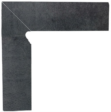 Плинтус Paradyz Bazalto Grafit Cokol 2 El. Lewy 30x8,1