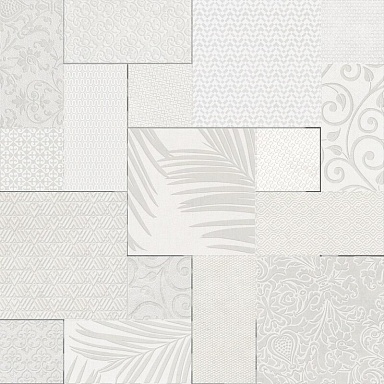 Панно Kerama Marazzi HGD/A572/17x/11037R Тассо белый матовый обрезной 60x60x0,9