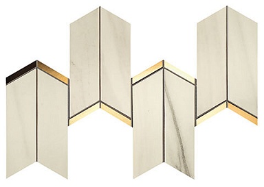 Мозаика Atlas Concorde Italy 9MCN Marvel Chevron Bianco Fantastico 17x41,4