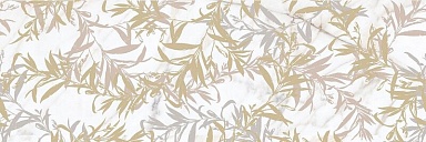 Декор Marazzi Italy M8T0 Allmarble Wall Golden White Satin Decoro Foliage 80x120