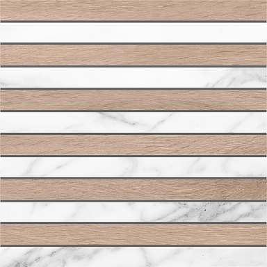 Ametis by Estima Мозаика SM01/SI01 Supreme Fascia неполированная 30x30x1.0