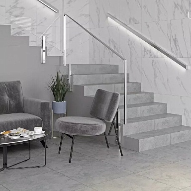 Керамогранит Dako E-3043/MR Unicom Серый ректификат 600x600x9