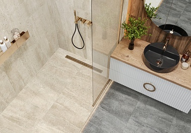 Керамогранит Delacora D120206M Romana Gris карвинг 600x1200x9.5