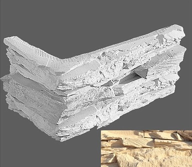 Искусственный камень Leonardo Stone Угловой элемент Леонардо 065 20/10x10x3,5