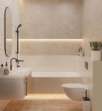 Плитка Gracia Ceramica 010100001411 Donna beige wall 04 30x50