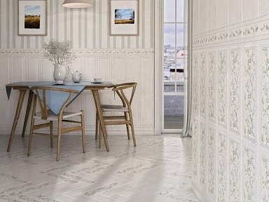 Бордюр Kerama Marazzi BLB029 Кантри Шик серый 5х20
