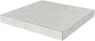 Kerama Marazzi SG632400R/GCA Ступень угловая клееная Терраццо серый светлый 33x33