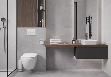 Керамогранит Ceradim Concrete Mystic Grey Серый Матовый 60х60