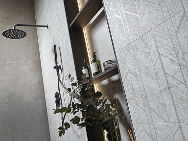 Керамогранит Ibero Mystic Invisible White Vecchio 75x75