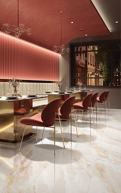 Керамогранит ITC Onice Beige Polished 60x120