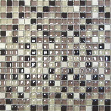 Bonaparte Glass Stone-12 (стекло+камень) 15*15 300*300