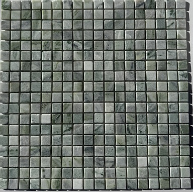 Мозаика Pixmosaic PIX311 Jet Green матовая 15x15 305х305х4