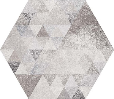 Декор VIVES Laverton Hexagono Benenden Sombra Mix 23x26.6
