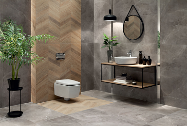 Керамогранит Tubadzin REMOS GREY MAT 120x60