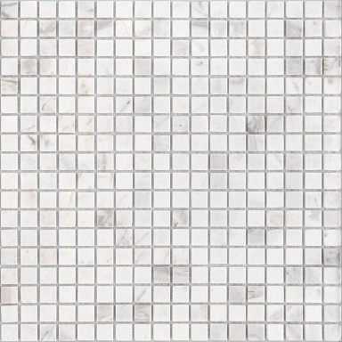 Мозаика Caramelle Mosaic Pietrine Dolomiti blanco POL 15x15x4 305x305