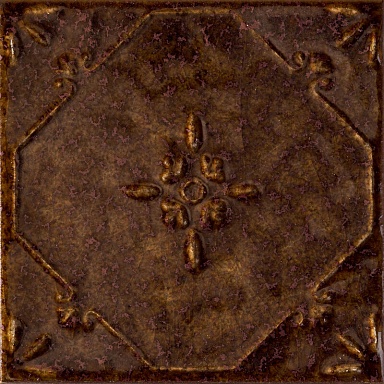 Декор Tubadzin D-Tinta brown 14.8x14.8