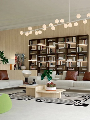 Керамогранит Laminam Russia LAMF011817 Hado Travertino Silver Rain 3+ 1200x3000