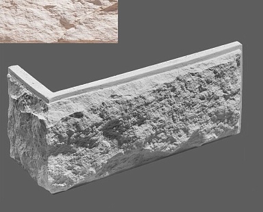 Искусственный камень Leonardo Stone Угловой элемент Шато 405 33/11x16,7x3