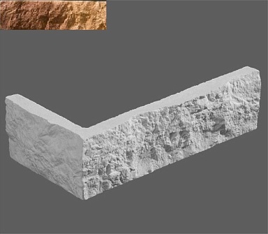 Искусственный камень Leonardo Stone Угловой элемент Неаполь 345 9,4/20x5,2x1,2