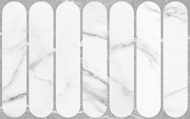 Плитка Gracia Ceramica 010100001582 Арко белый низ 03 25х40