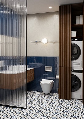 Керамогранит Smile Tile Artisan Blue 19,8x19,8