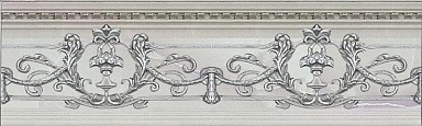 Бордюр Novacera NC Royal Torello Ornato Silver 9x30
