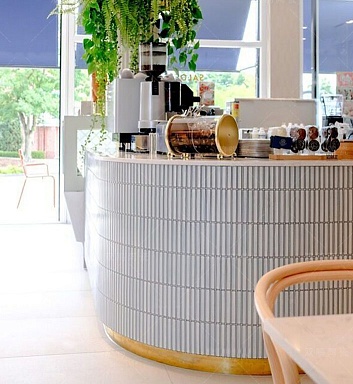 Мозаика Porcelain mosaic Y15FW26 Strip Голубой глянцевый 1.5х14.5 29.4х31.3