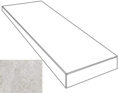 Ступень Gardenia Orchidea 76101 GRADONE ANGOLARE SX BIANCO 4x32x80